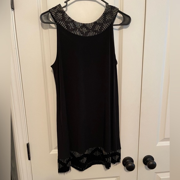 Never Worn Express Beaded Dress Size M - Picture 2 of 4